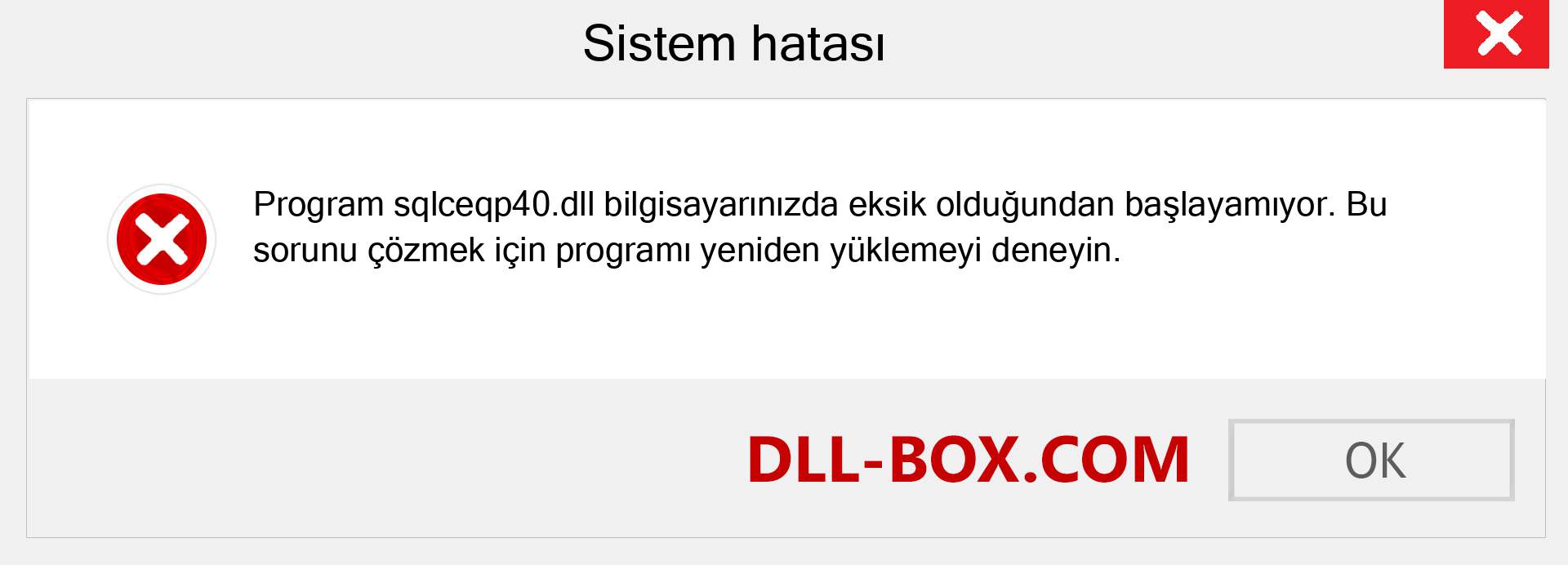 sqlceqp40.dll dosyası eksik mi? Windows 7, 8, 10 için İndirin - Windows'ta sqlceqp40 dll Eksik Hatasını Düzeltin, fotoğraflar, resimler